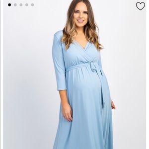 Maternity maxi dress